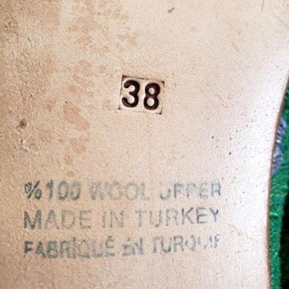 ARTEMIS DESIGN Co. Kilim Wool Loafers Flat Shoes - EU 38 / US 7.5 - Picture 7 of 7